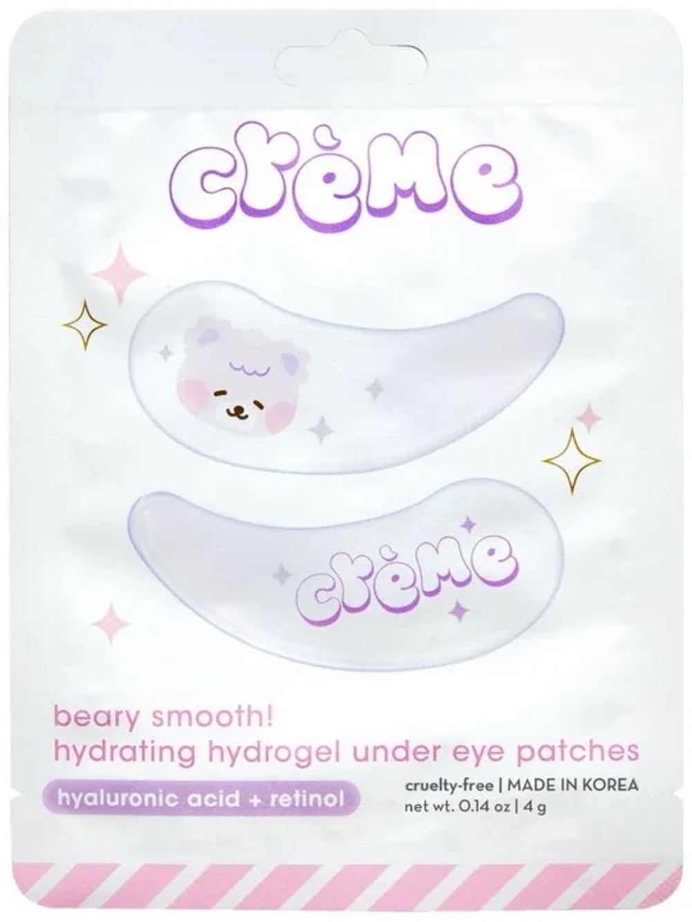 🌸3/$15🌸 The Creme Shop Beary Smooth Hydrogel Under Eye Patches
